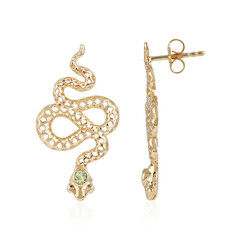 Peridot Silver Earrings