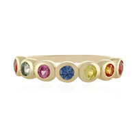 9K Fancy Sapphire Gold Ring (Adela Gold)