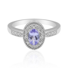 Tanzanite Silver Ring