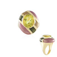Lemon Quartz Silver Ring (Adela Silber)