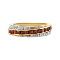 Mozambique Garnet Silver Ring