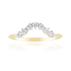 9K SI1 (G) Diamond Gold Ring