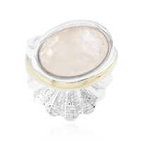 Morganite Silver Ring