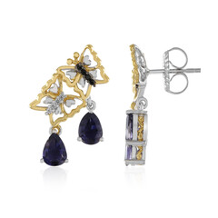 Iolite Silver Earrings (Gems en Vogue)