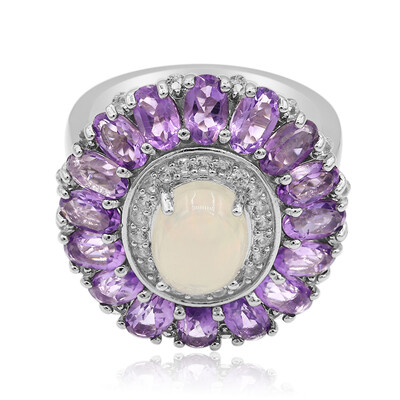 Welo Opal Silver Ring