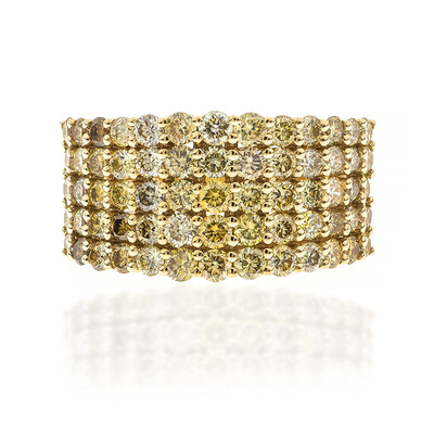 14K SI2 Fancy Diamond Gold Ring (CIRARI)
