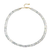Angel Aura Quartz Silver Necklace