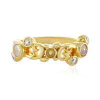 Welo Opal Silver Ring