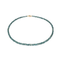 9K Ratanakiri Zircon Gold Necklace