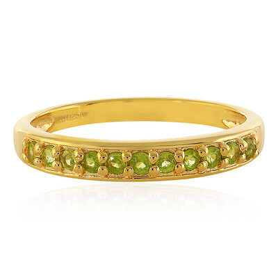 Capelinha Sphene Silver Ring