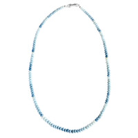 Blue Opal Silver Necklace