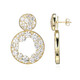 Zircon Silver Earrings (Adela Silber)