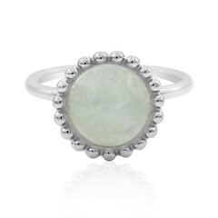 Aquamarine Silver Ring