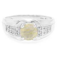 Rutile Quartz Silver Ring