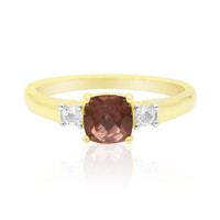 9K Red Apatite Gold Ring