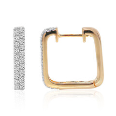 9K SI1 (G) Diamond Gold Earrings