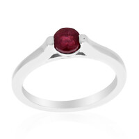 Ruby Silver Ring