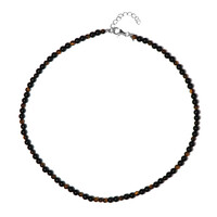 Black Onyx Silver Necklace