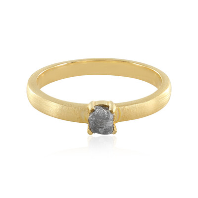 Silver Diamond Silver Ring