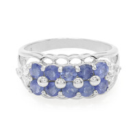 Kanchanaburi Sapphire Silver Ring
