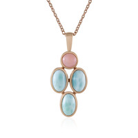 Larimar Silver Necklace (KM by Juwelo)