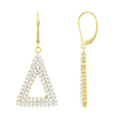 Zircon Silver Earrings