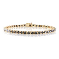 9K Black Diamond Gold Bracelet (de Melo)