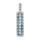 Fancy Diamond Silver Pendant