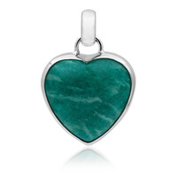 Amazonite Silver Pendant
