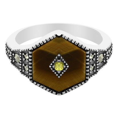 Tiger´s Eye Silver Ring