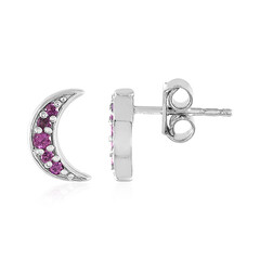 Rhodolite Silver Earrings