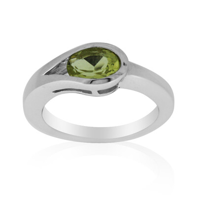 Ouro Verde Quartz Silver Ring