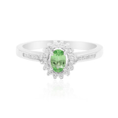 Tsavorite Silver Ring
