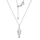 White Topaz Silver Necklace (Adela Silber)