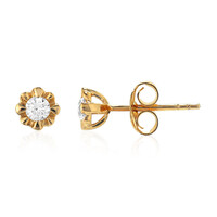 White Topaz Silver Earrings