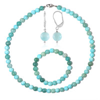 Amazonite Silver Set