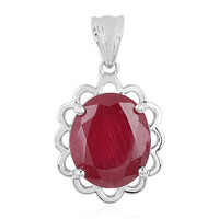 Madagascar Ruby Silver Pendant