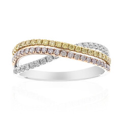 14K I1 Pink Diamond Gold Ring (CIRARI)
