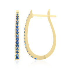 9K Hauynite Gold Earrings