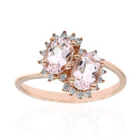 9K Pink Morganite Gold Ring