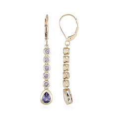 9K Tanzanite Gold Earrings (KM by Juwelo)