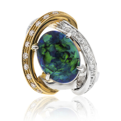 Black Opal Platinium Ring (CIRARI)