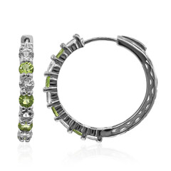 Peridot Silver Earrings