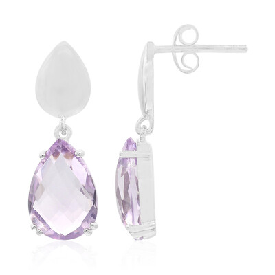 Bolivian Amethyst Silver Earrings