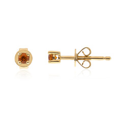18K Spessartite Gold Earrings