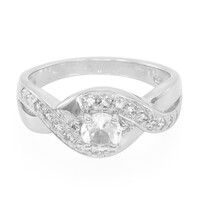 Goshenite Silver Ring