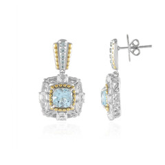 Sky Blue Topaz Silver Earrings (Dallas Prince Designs)