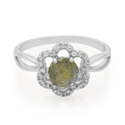 Romanian Spectrolite Silver Ring