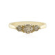 9K I2 Champagne Diamond Gold Ring (de Melo)