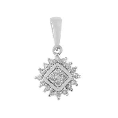 I1 (I) Diamond Silver Pendant